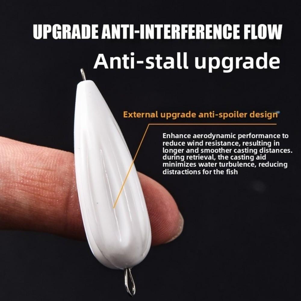 10pcs Slow Sinking or Floating Water Throwing Aid Assistance Fishing Float Bombard Bobber Carp Lure Tackle