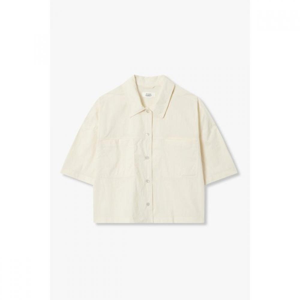 

Studio Tomboy Back Pleat Short Sleeve Shirt 9175221989 blacks/OS