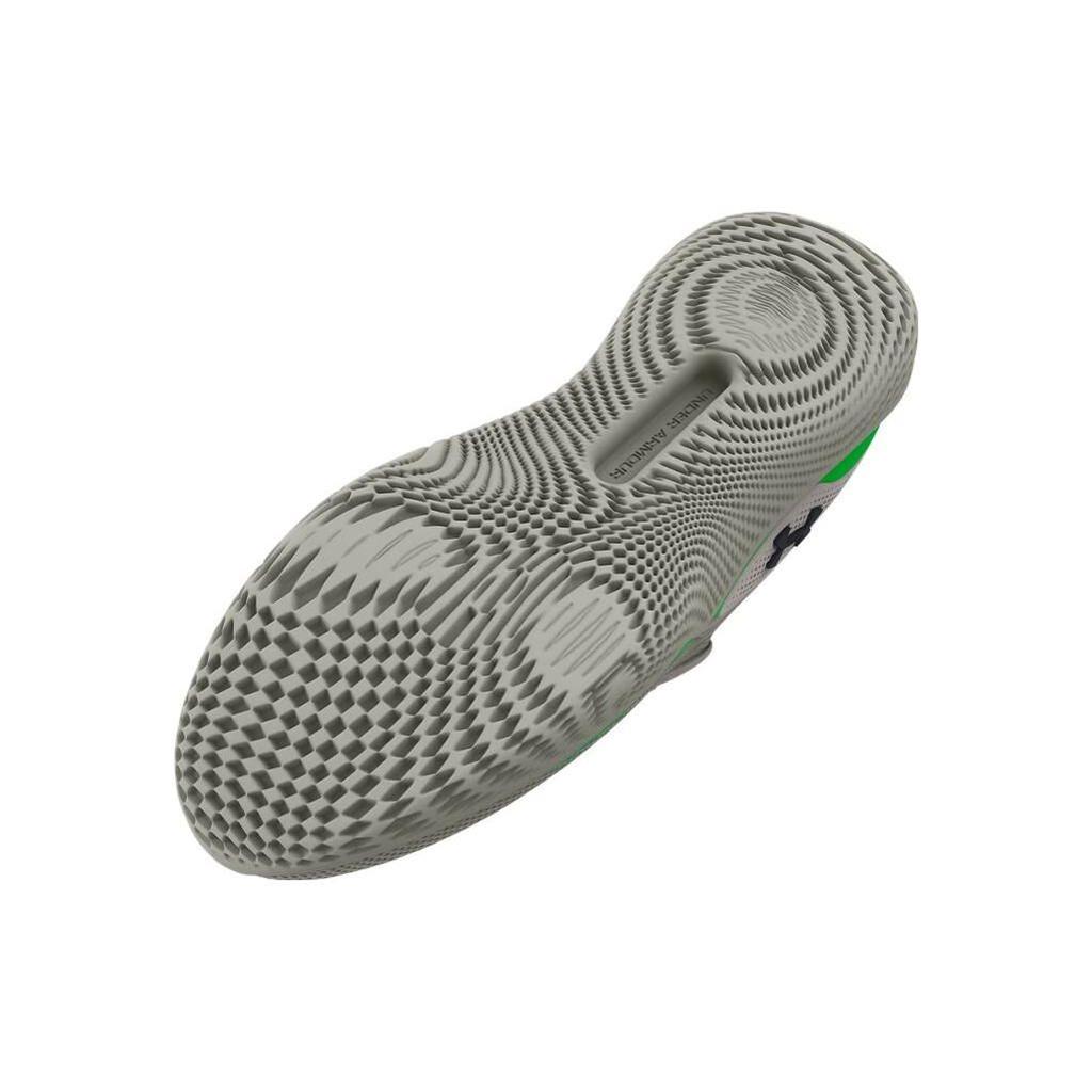 Under Armour Flow Dynamic White Clay Green Screen Men Sneakers Cream Black 3026106-300