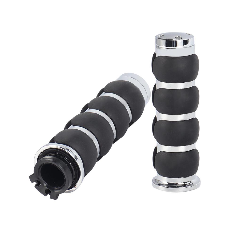 Retro Motorcycle Handlebar Grips for Harley - Fits 22mm & 25mm Cruisers