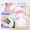 MIAOJIE Sponge Scouring Pad, 11*7cm, 12 Pieces, Four Colors for Different Uses, Degreasing Cloth, Kitchen Dishwashing Sponge