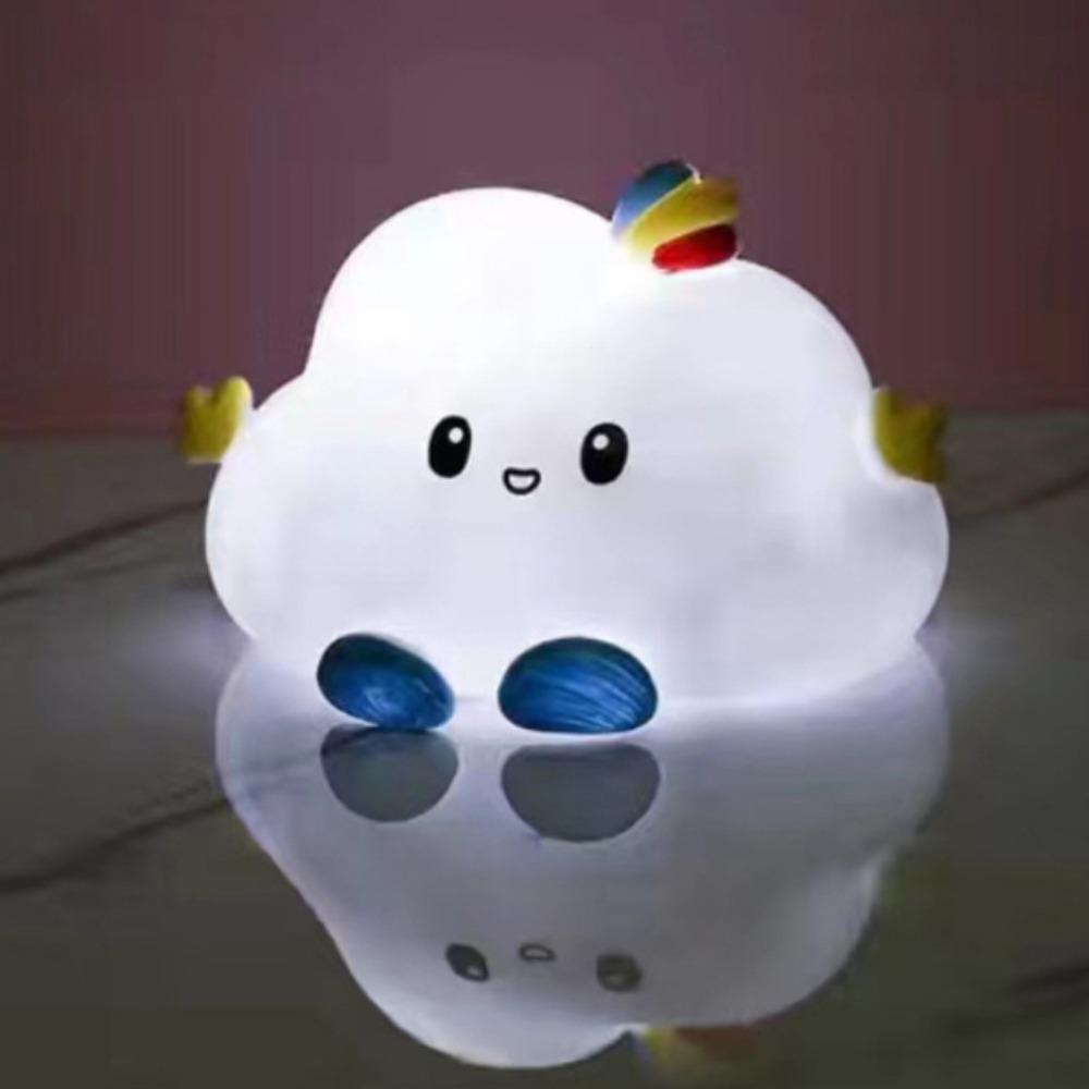 Lovely Cloud Shaped Night Light PVC Cute Table Lamp New Nursery Sleeping Lamp  Baby Child