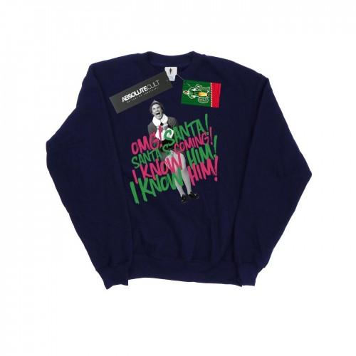 Elf Womens/Ladies Santa´s Coming Sweatshirt