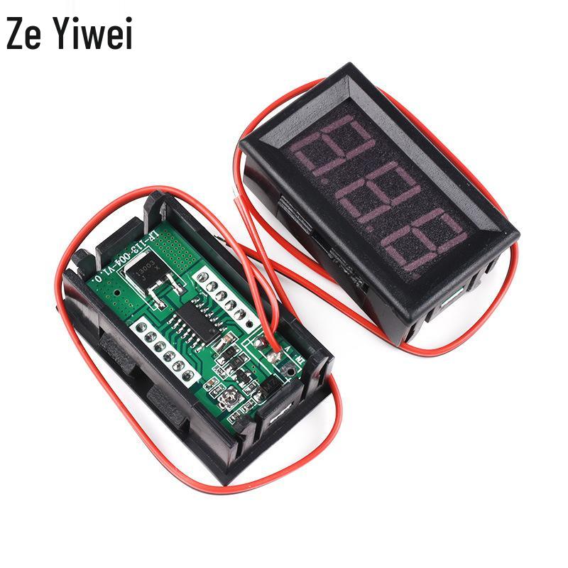 Digital Voltmeter Head: 0.28/0.36/0.56 Inch, 30V-120V, Two/Three-wire Options, With/Without Shell