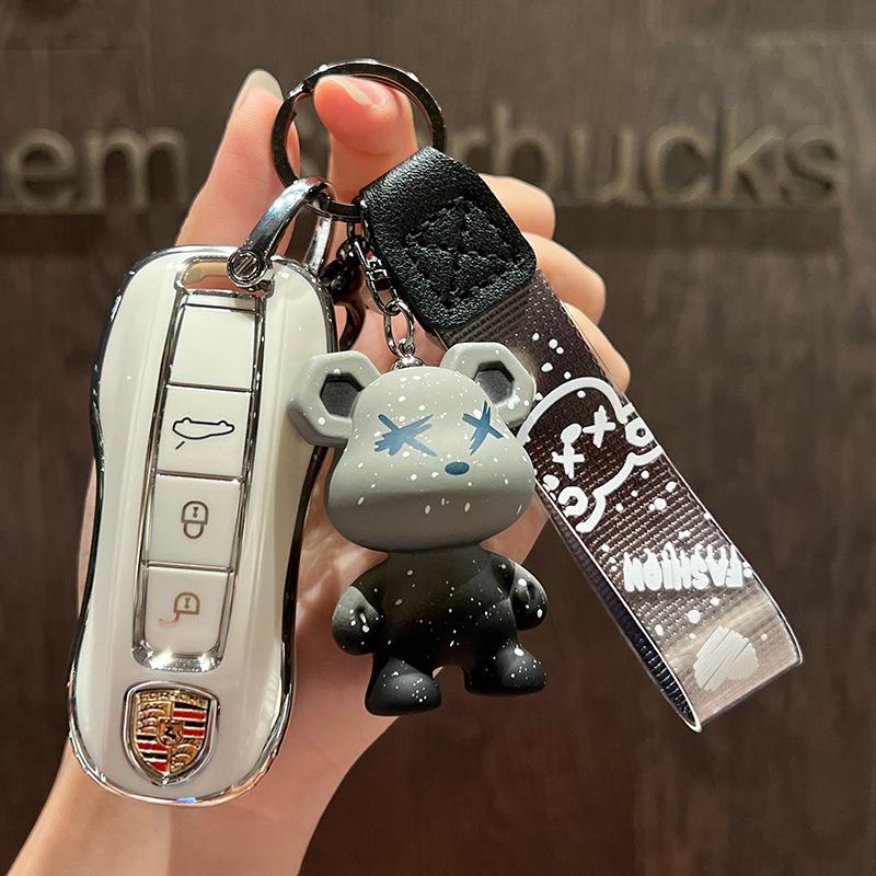 Passend für Porsche Schlüsselgehäuse CayennemacanPanamera Schlüsseletui