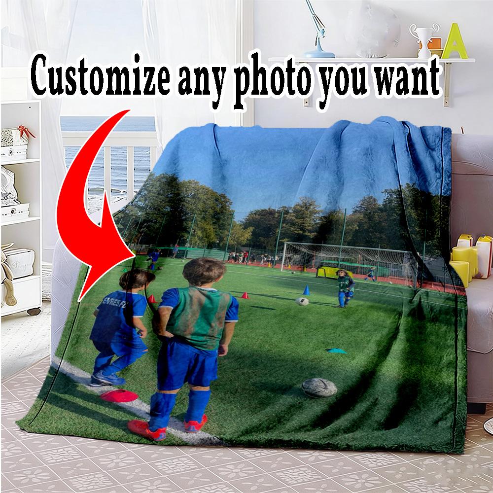 Customize Photos Customize Your photo Blanket Cozy Customizable Blanket Warmthful Decor Perfect for Couch Nap Living Room Bedding for All Occasions
