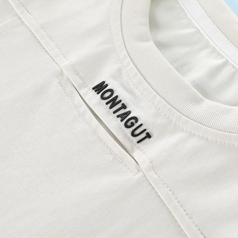 Montagut Girls' Hollow Design Short-Sleeve T-Shirt