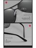 Men's Trendy Polarized Photochromic Aviator Sunglasses for Driving 