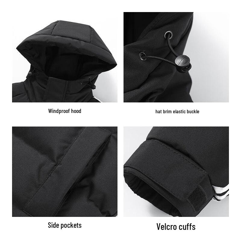 JEANSWEST Men's Autumn/Winter Hooded Padded Jacket