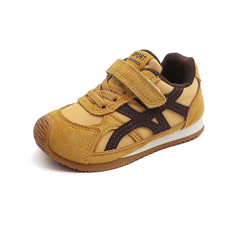 

Classmate children s sports shoes 2025 autumn new boys Forrest Gump shoes girls German training shoes soft sole Velcro baby shoes 21-26 yards, 6 pairs in one hand жёлтый