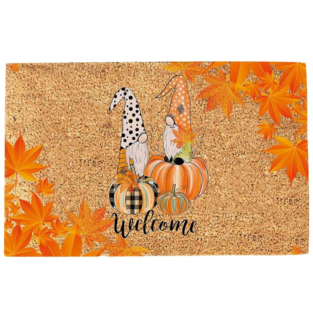 Thanksgiving Festival Decoration Front Door Carpet Indoor Outdoor - Mat