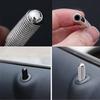 4x Car Door Lock Pin Knob Trim Ring Fit For-E Class W213 2016-2017