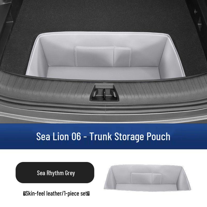 Front Trunk Storage Pocket & Protective Mat for BYD Sea Lion 06EV