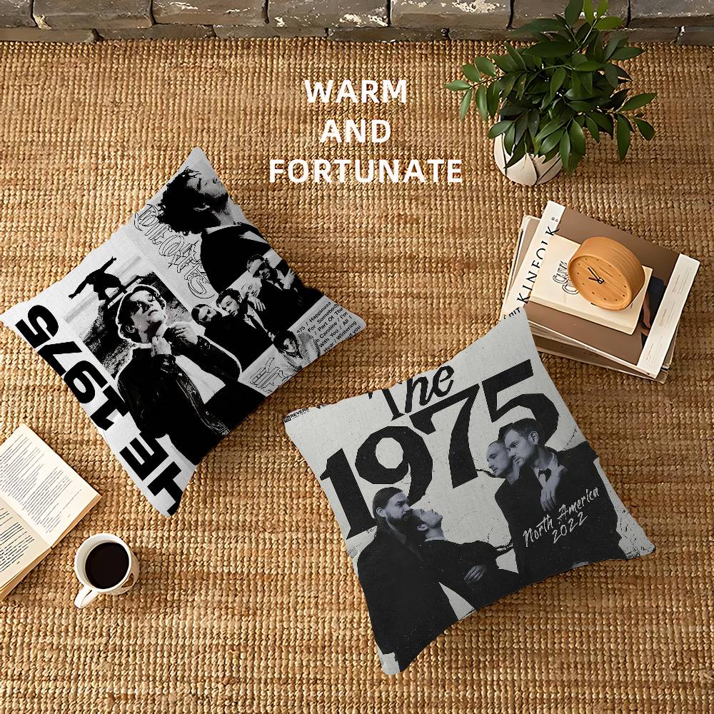 1975 R-Rock B-Band Pillowcase Toon Gift Cushion Cover Bedroom Home Sofa Chair Seat Decor Pillow Case