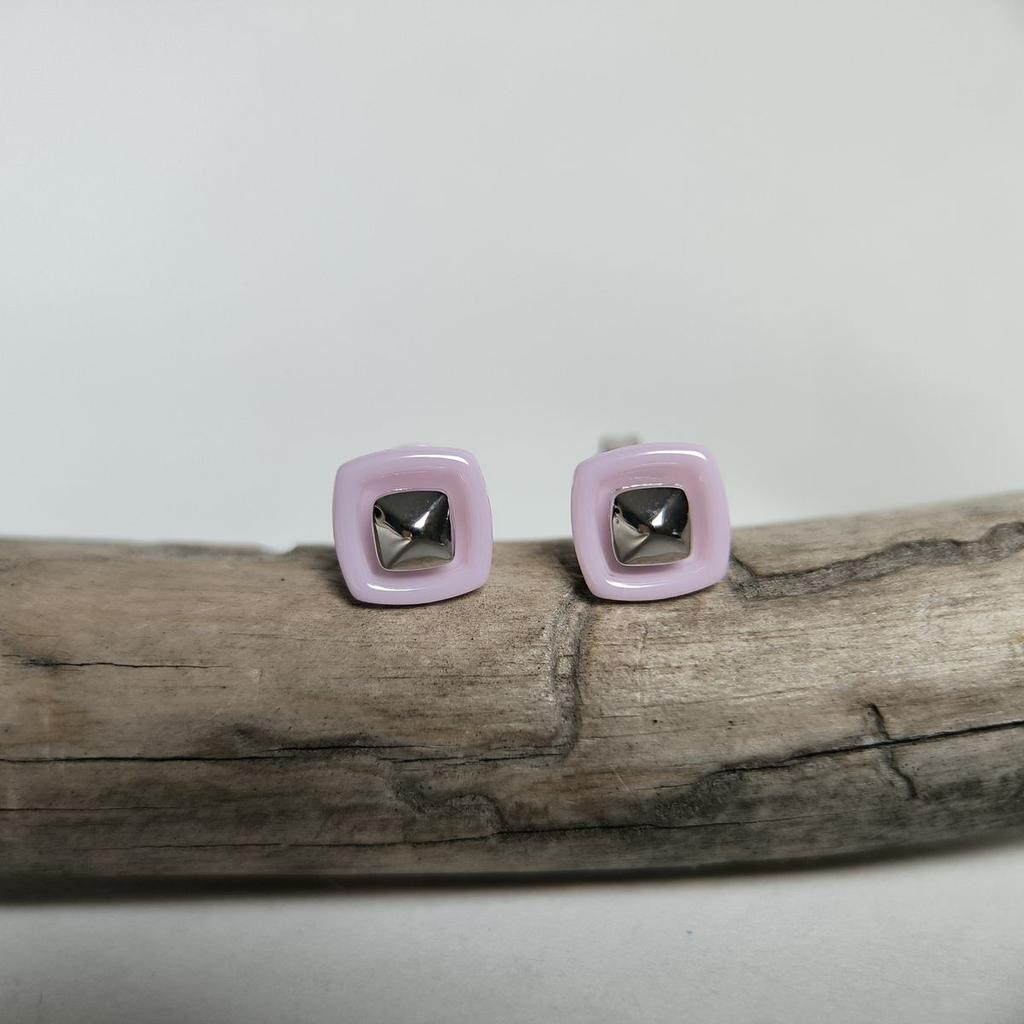 Silver Earrings with Ceramics (60002351)