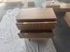 Modern Chest of Drawers in Medieval Country House Style with Three Drawers, Suitable for Living Room, Bedroom, Hallway, Oak Color.