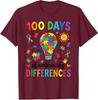 100 Days Embracing Differences Autism Awareness Unisex T-Shirt