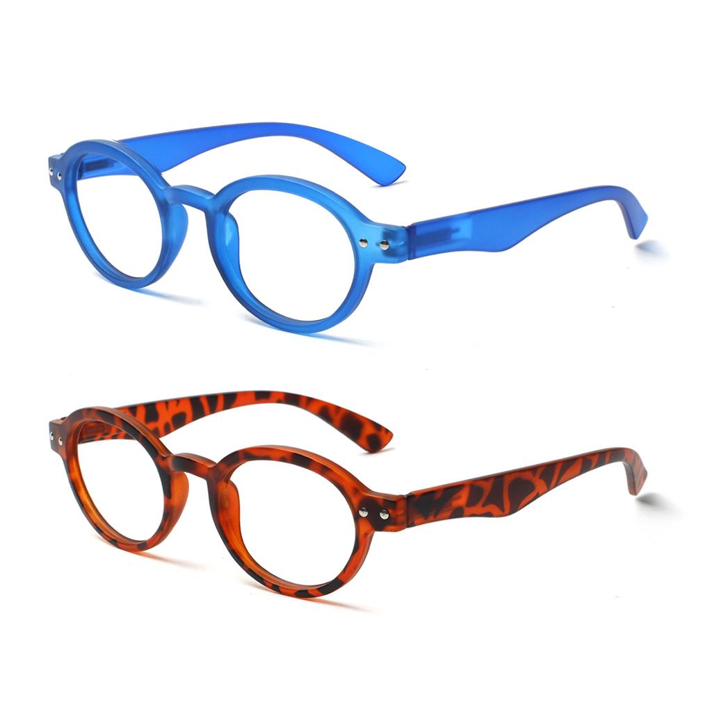 TRUEZING Reading Glasses for Women Men Fashion HD Lens Spring Hinge Lightweight Comfortable Prescription Eyewear