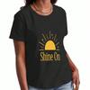 Sunshine Shine On Wounisex's Cotton T Shirt, Premium Cotton Graphic Print, Durable, Casual Fashion, Shine Your Light, Positive Vibes, Perfect Gift, Co