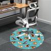 1pc Dogs Bones Office Round Area Rug, Under Office Chairs Bedroom Living Room Home Decor, Room Deco