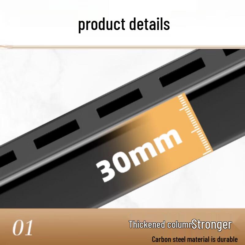 Adjustable 5-Tier Aluminum Alloy Storage Rack with Baskets