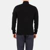STONE ISLAND Solid Color Half-Zip Stand Collar Wool Knit Sweater Unisex Sweater Black K2S155100040S00A3V0029