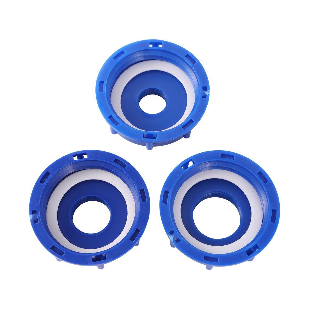 IBC-Tankadapter Kraftstofftank-Anschlussstück S60 Gewindekappe 60mm auf 1"3/4"1/2" Innengewinde Hahnanschluss Gartenbewässerungsventil-Anschlussstück