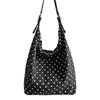 New Casual Polka Dot Bag Women's Cotton Cloth Trend Original Large-capacity Tote Bag Lazy Commuter Shoulder Bag Women