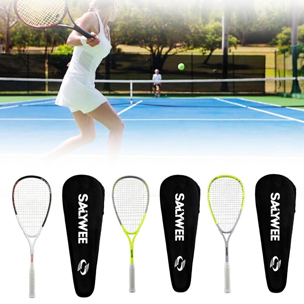 Squash Racket with Carbon And Carrying Case for Beginners Indoor Outdoor