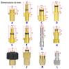 High Pressure Washer Gun Wand Tips Car Jet Washer Spray Gun Lance Nozzle Tip for Karcher Black Deckeri Bosch Lavor