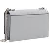Calvin Klein Minimalist Metal Buckle Chain Flap Crossbody Bag Women Shoulder Bag Gray Blue DH2806-PC6