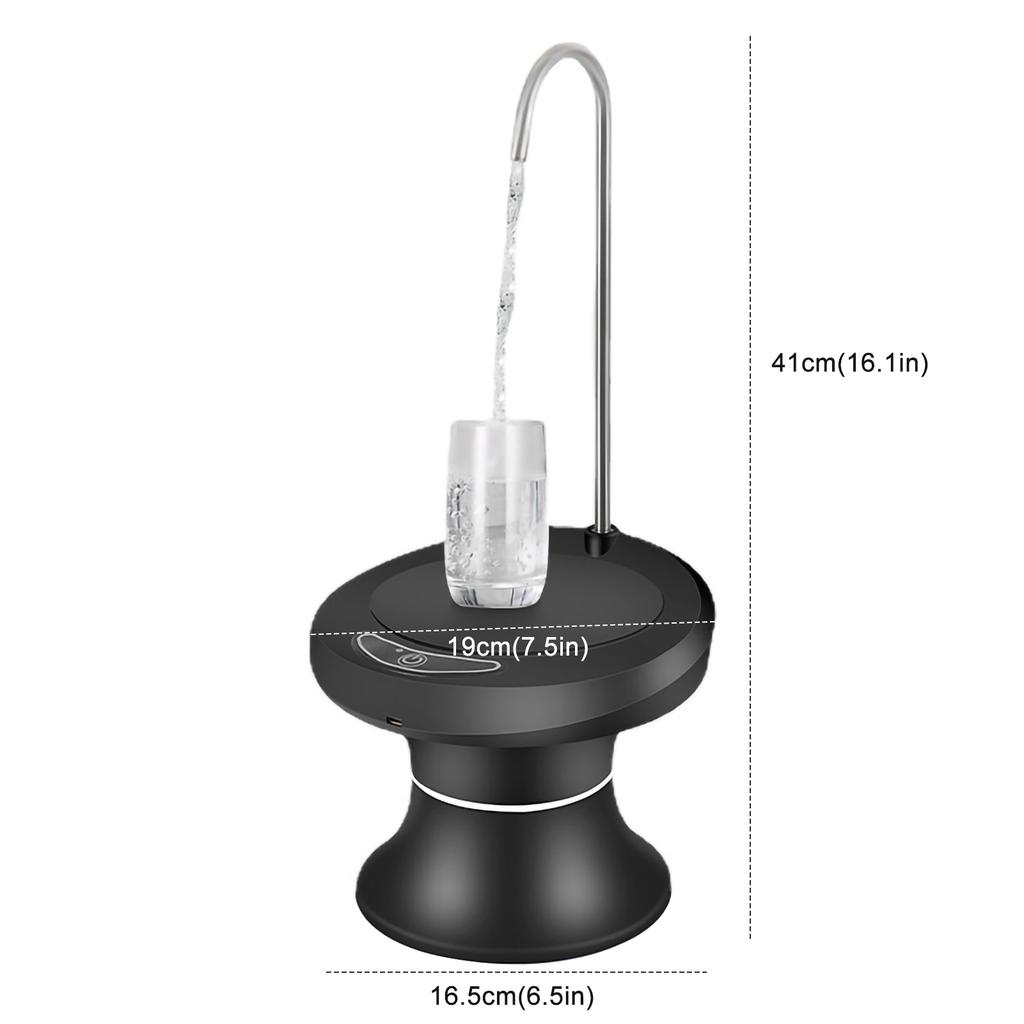 Automatischer Wasserspender Tragbare Wasserpumpe mit Tablett Doppelzweck Quantitatives Wasserdruckgerät Mineralwasser Eimer