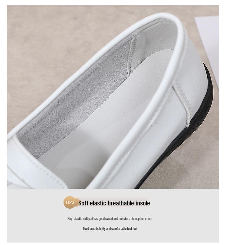 2024 Spring & Fall Women's Casual Flat Nurse Loafers with Tendon Sole