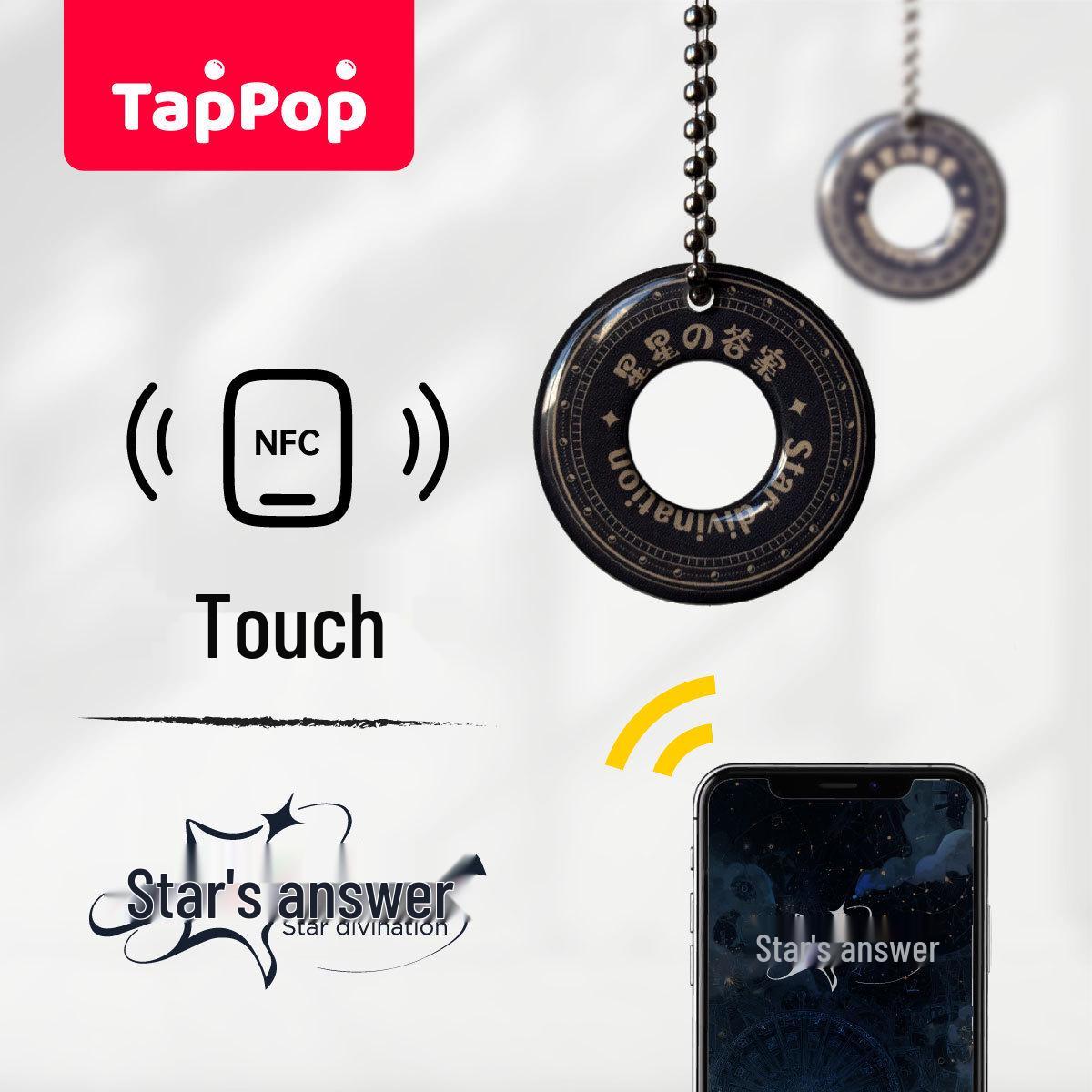 NFC Tap-and-Go Студенческий Звездный Ответы Карманная Книжка Брелок Подвеска