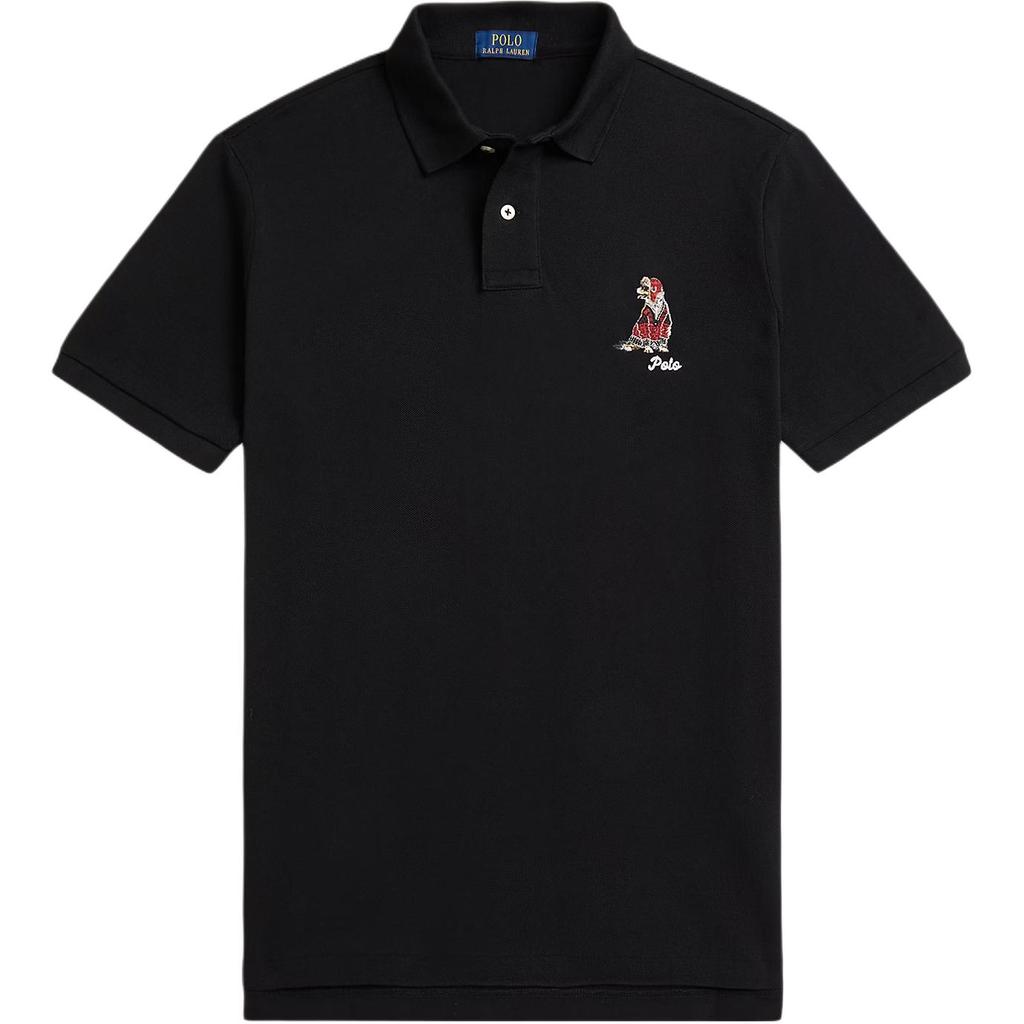 Polo Ralph Lauren FW25 Logo Embroidered Short Sleeve Slim Fit Polo Shirt Men tops MNPOKNI1N823704-001