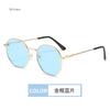 Personalized Multi Women's Sun Goggles New Fashionable Metal Polygonal Sunglasses Driving Travel Anti UV Sunshades Sunglasses
