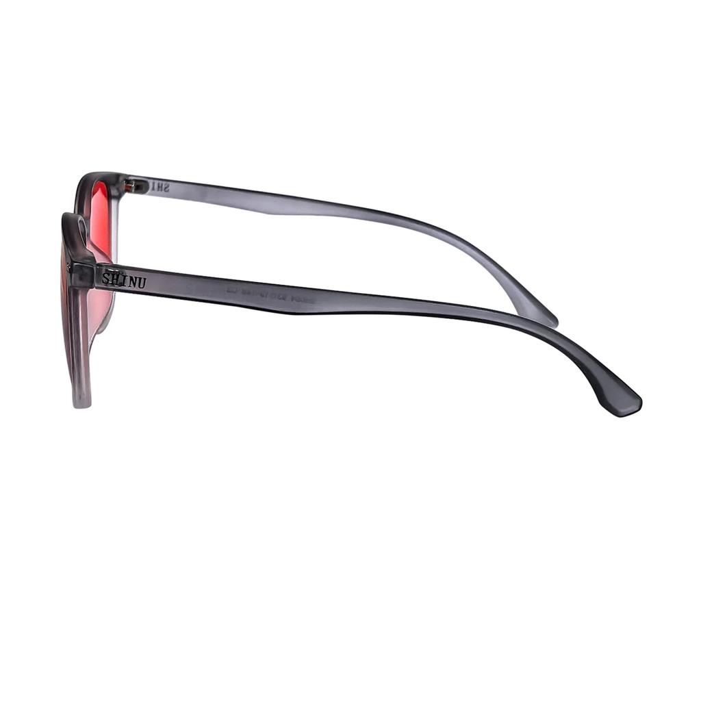SHINU Red Tinted Blue Light Blocking Glasses for Computer Phone Use Sleep Aid with Red Lenses