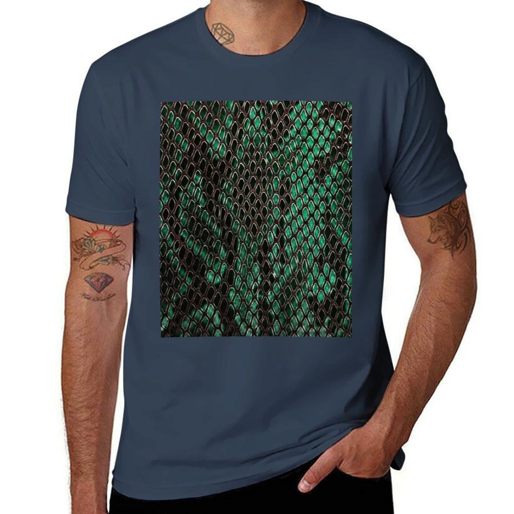 Exotic Snake Skin Pattern For Apparel And Accessories Tshirt Quick Dry Light Sports Tshirt