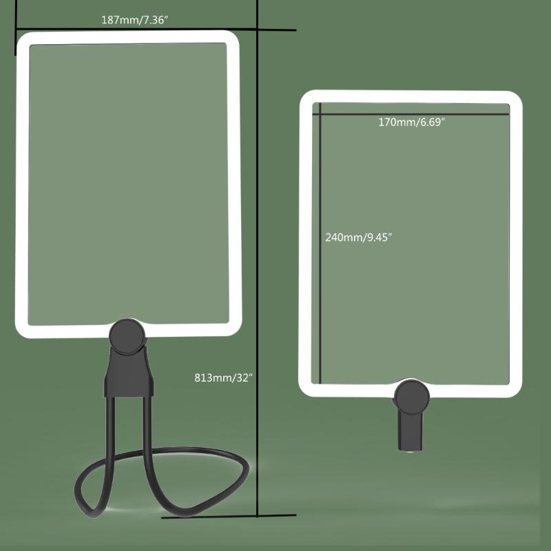 Loupes 1,8X pour les personnes âgées Loupe pleine page avec lumière LED pour l'inspection des coutures