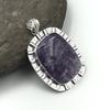 Natural Lepidolite Gemstone 925 Sterling Silver Jewelry Designer Pendant 2" AJP-457
