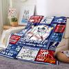 Love Baseball Passionate Quotes And Designs Cozy Blanket Customize Your Name Ultrasoft Great For Sofa Couch Office Bed Picnics For All Occasions