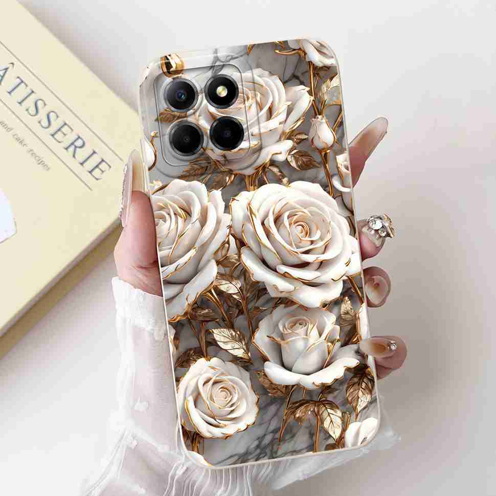 Funda For Honor X8 5G Case New Fashion Flower Shockproof Phone Cover For Honor X8 X6 X 6s X6s 4G 5G HonorX8 Capa