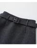Chic High-Waisted Midi Skirt for Women, 2025 Fall/Winter: Slimming, Versatile, Knee-Length with Back Slit.