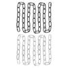 Adjustable Metal Pendant Chandelier Chain with Detachable Link 6 feet Industrial Light Fixture Chain Easy to Install