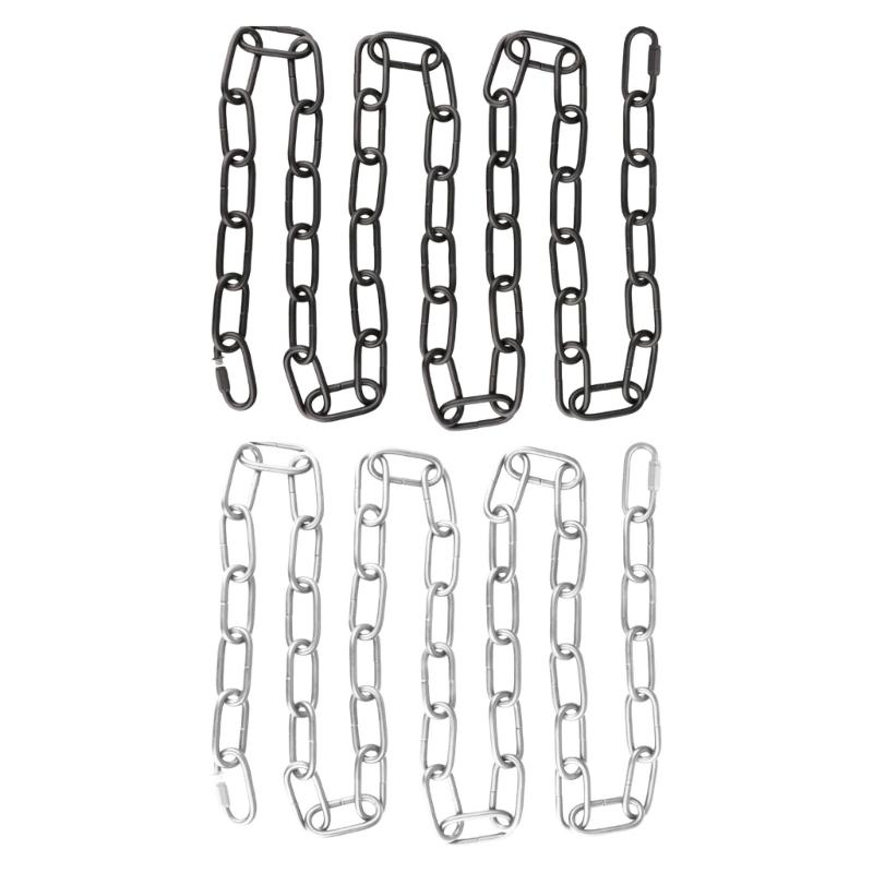 Adjustable Metal Pendant Chandelier Chain with Detachable Link 6 feet Industrial Light Fixture Chain Easy to Install