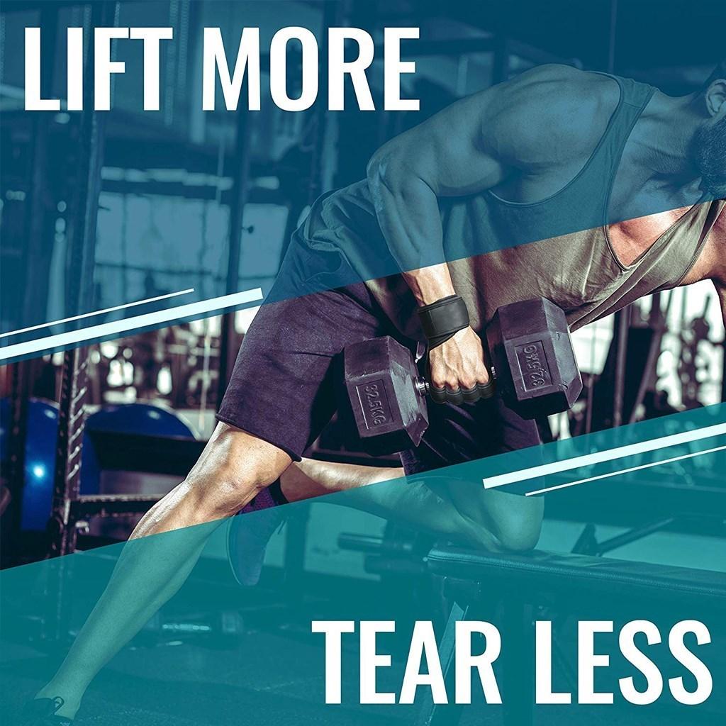 Half Finger Gym Fitness Gloves Hand Palm Protector with Wrist Wrap Support Crossfit Workout Power Weight Lifting