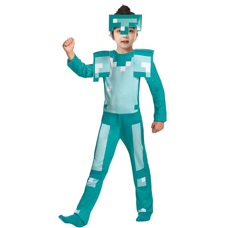 Minecraft Children's Game Themed Halloween June Day Role Playing Costumes