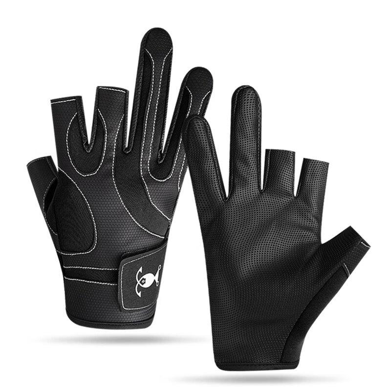 Outdoor Three-Finger Fishing Gloves