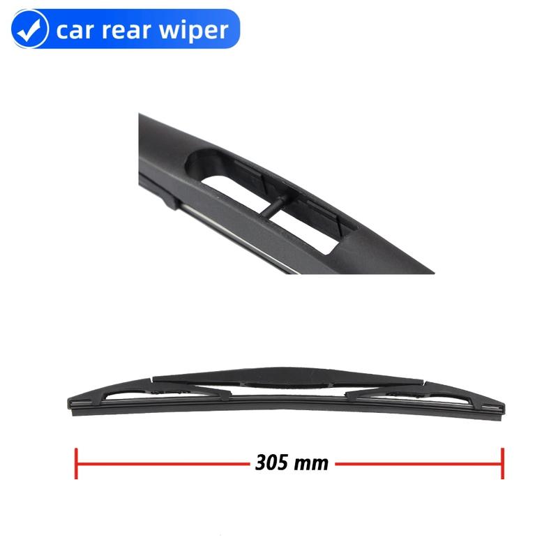 Car Rear Wiper Blade Blades Back Window Wipers Arm For Citroen C1 Hatchback(2005 Onwards) 305mm Auto Windscreen Blade