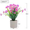 Daisy Plastics Simulated Artificial Flower Potted Ornament For Indoor Decoration